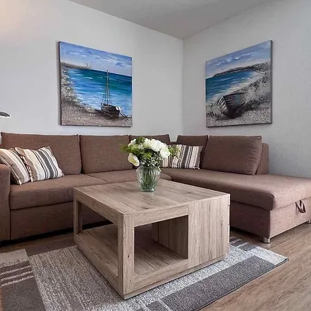 公寓 Ferienwohnung-47-mit-schwimmbad-sauna-residenz-passat-doese 库克斯港